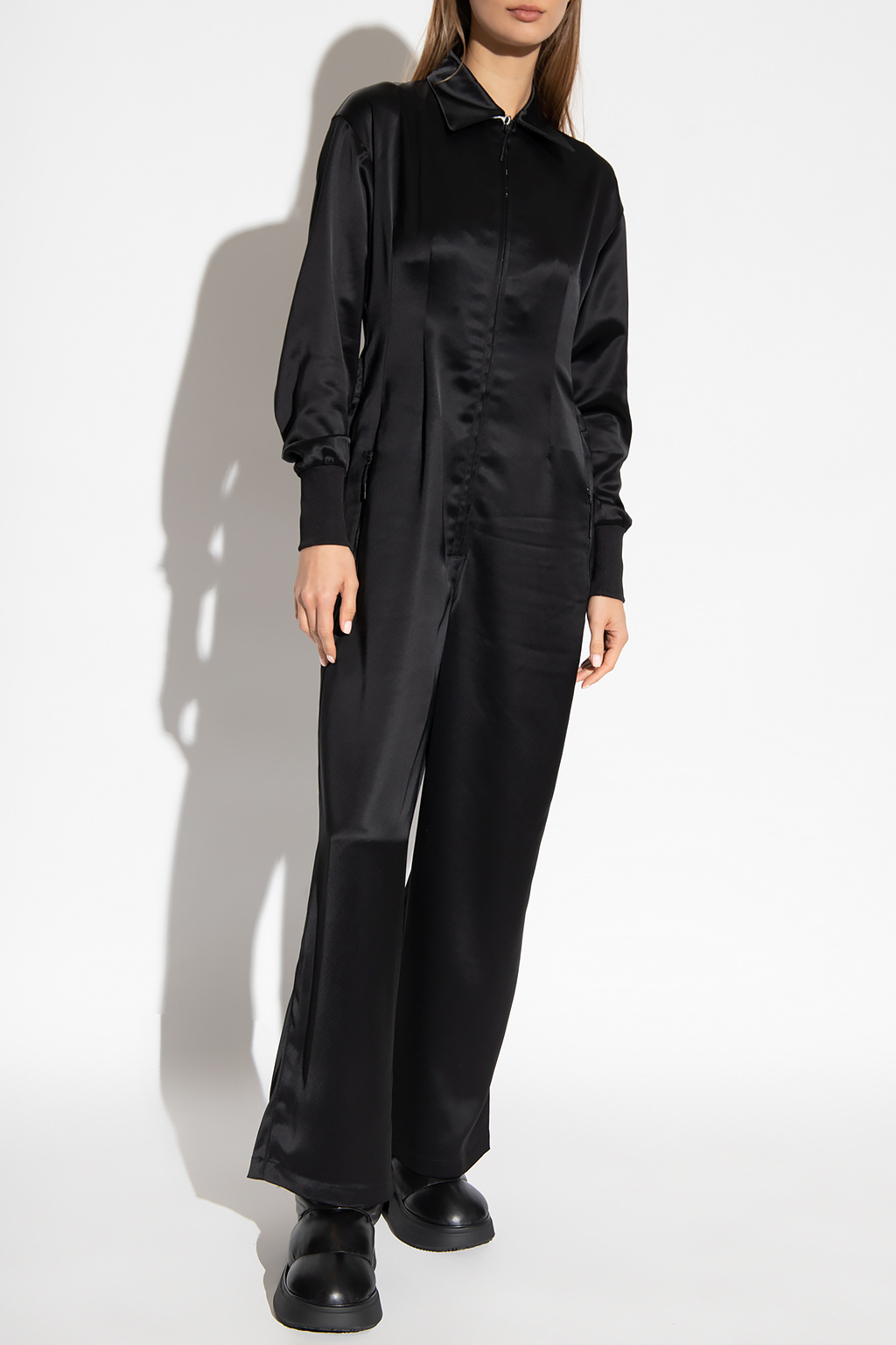 Satin jumpsuit Y-3 Yohji Yamamoto - SchaferandweinerShops TW
